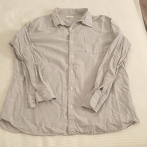 Sonoma XL 100% cotton gray button down